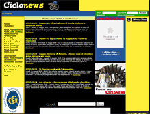 Tablet Screenshot of ciclonews.it